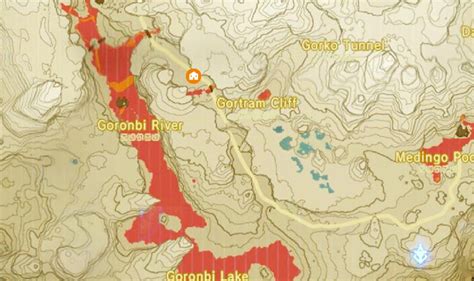 zelda breath of the wild village goron|mine du sud botw.